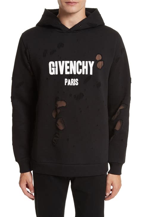 givenchy jumper mens ebay|givenchy hoodie distressed.